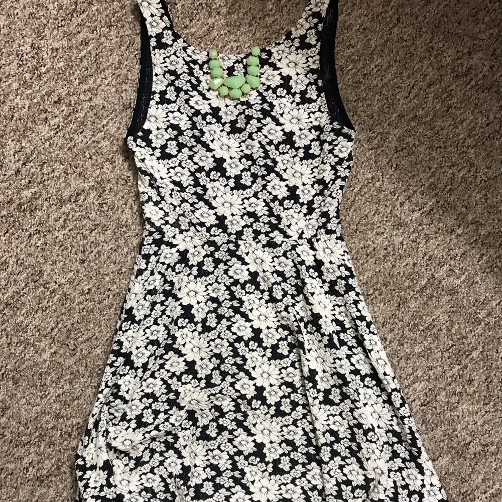 Black and White Dress